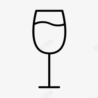 白葡萄酒图标图标