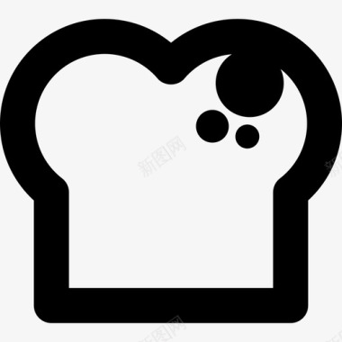 面包片食物图标图标