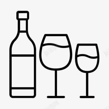 葡萄酒波尔多红图标图标