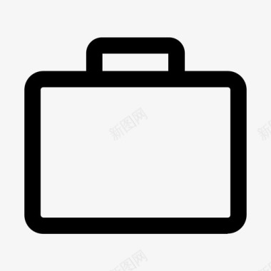 手提箱商务包图标图标