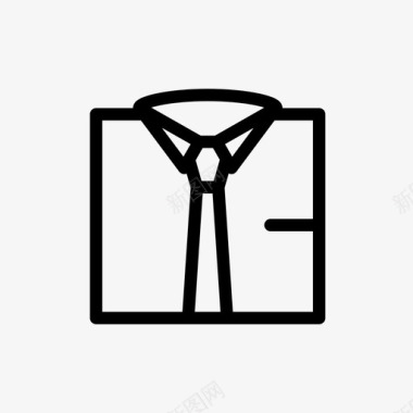 衬衫衣服领带图标图标