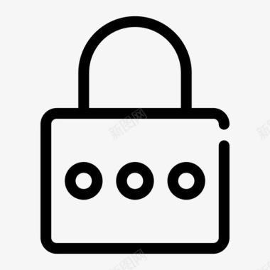 安全密码访问保持图标图标