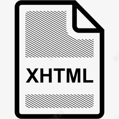 RAW文件格式xhtml文件扩展名格式图标图标