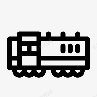 运输煤炭火车煤炭机车图标图标