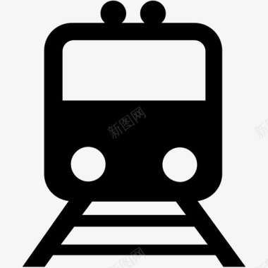 公交地铁标识旅行火车头地铁图标图标
