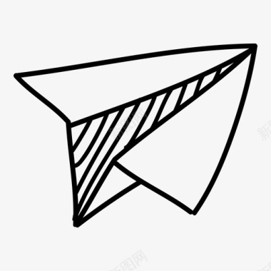 童年的纸飞机纸飞机飞机图标图标