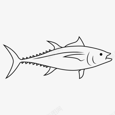 金枪鱼鱼海洋图标图标