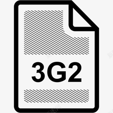 3g2文件扩展名格式图标图标