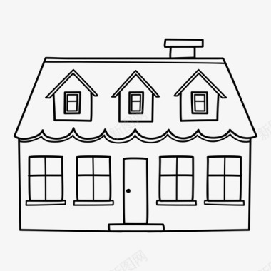 房子主页免抠png家房子图标图标