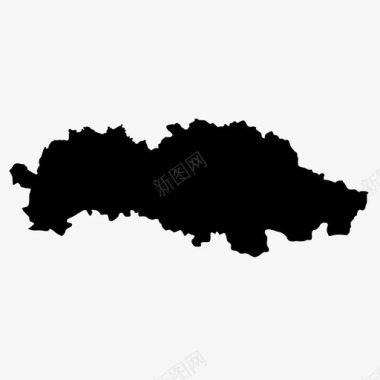 普洛夫地区普雷索夫地区地图图标图标