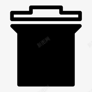 删除垃圾箱垃圾箱删除图标图标