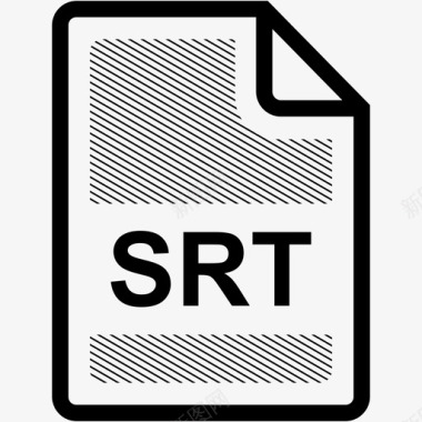 文件格式srt文件扩展名格式图标图标