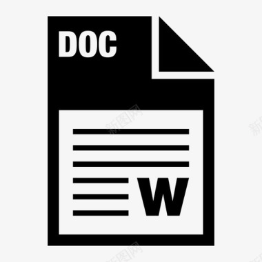 DOC文件文件格式-doc图标