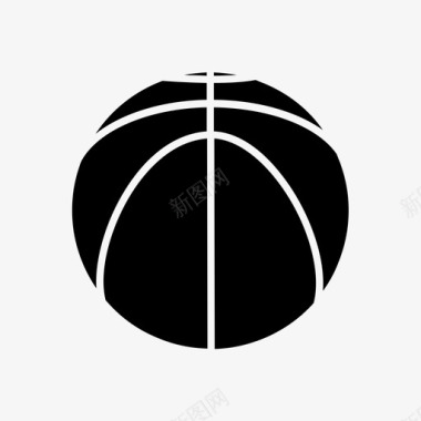 篮球篮球队皮球图标图标