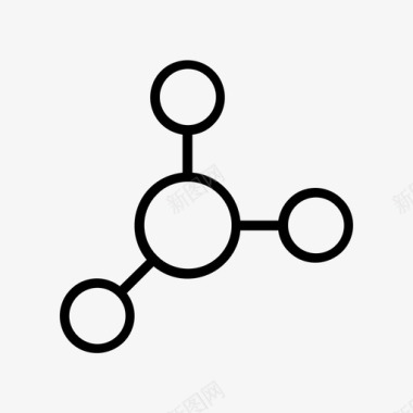 分享美丽分享原子科学图标图标