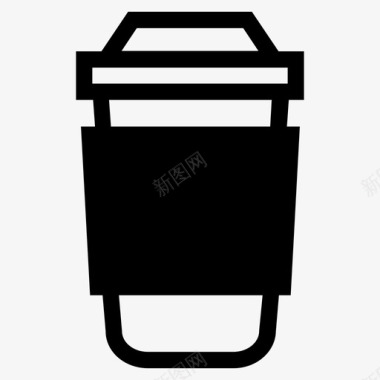 美团外卖图标设计外卖咖啡杯咖啡因卡布奇诺图标图标