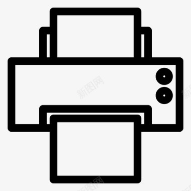 喷墨打印机计算机设备电子设备图标图标