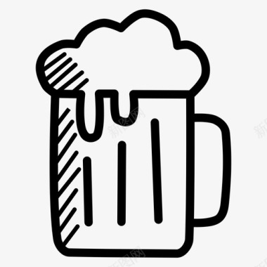 啤酒酒庆祝图标图标