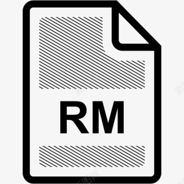 RM文件rm文件扩展名格式图标图标