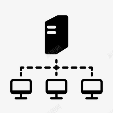 SEO和网络数据服务器网络数据数据服务器图标图标