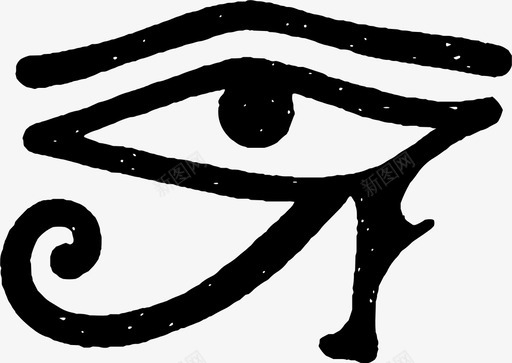 古代农夫荷鲁斯之眼古代埃及图标图标
