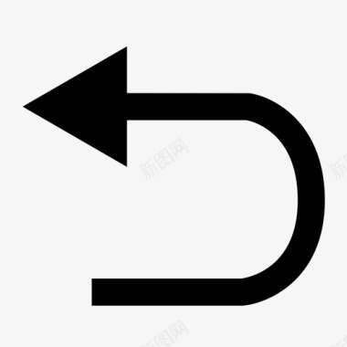 向左旋转向左旋转_line图标