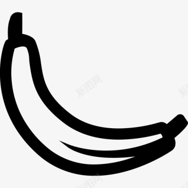 香蕉水果糖图标图标