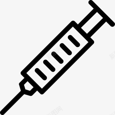 科技标志注射静脉注射注射器图标图标