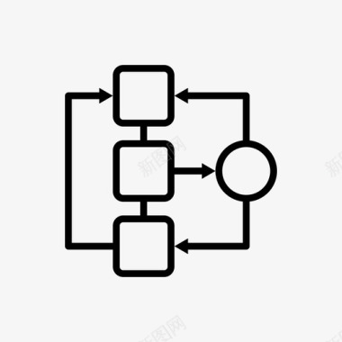 加工流程流程图网页机构粗体图标图标