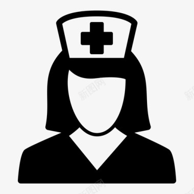 护士护士阿凡达女护士图标图标