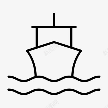 船货船帆船图标图标