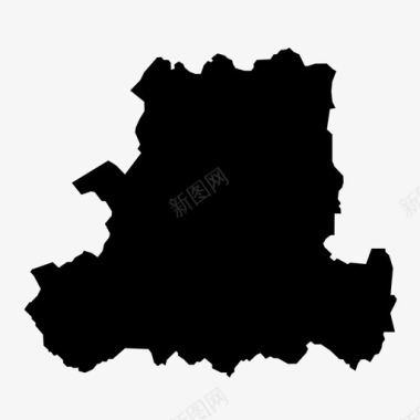 匈牙利森格勒县森格拉德县匈牙利地图图标图标