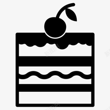 生日蛋糕矢量蛋糕生日蛋糕庆祝图标图标