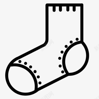 袜子衣服脚图标图标