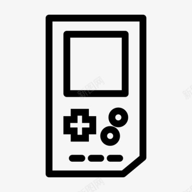 手持式游戏手持游戏游戏机图标图标