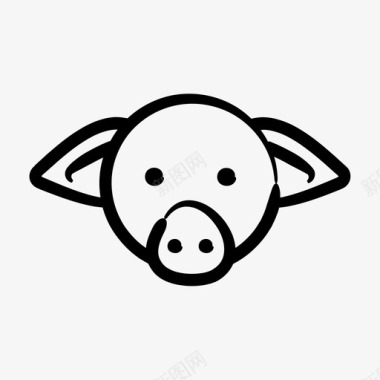 猪手拉图标图标
