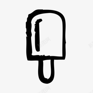 冰淇淋冰激凌酒吧图标图标