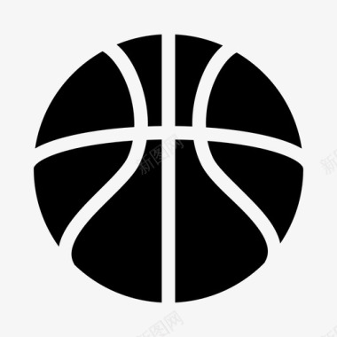 篮球黑篮球运动图标图标