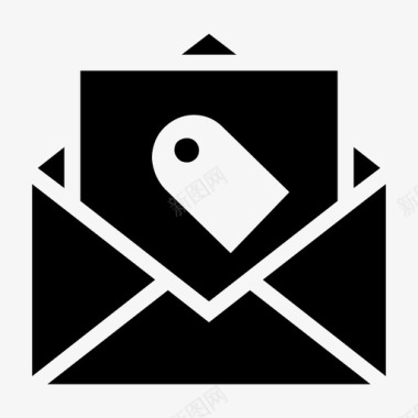 消息标签电子邮件联系人信件图标图标