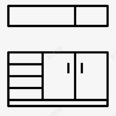 厨房家具家具和家居装饰2图标图标