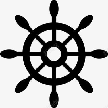 旅行船控制器船舵图标图标