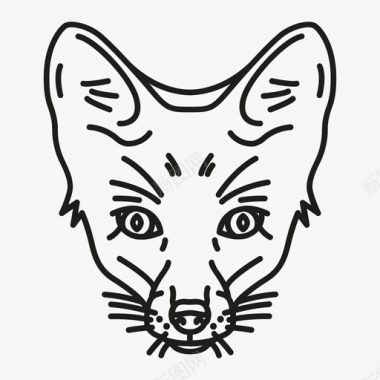 狐狸动物图标图标