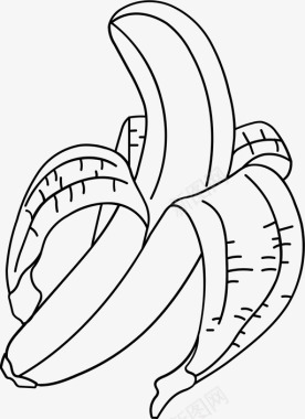 香蕉香料水果图标图标