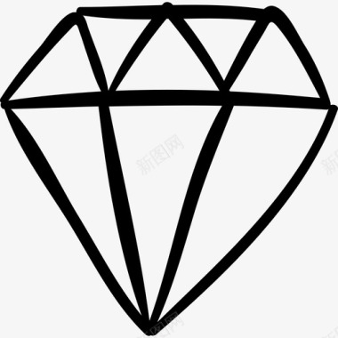手绘婚礼图片钻石时尚手绘婚礼图标图标