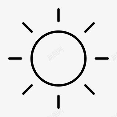 地方太阳星星阳光图标图标