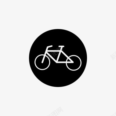 自行车道路交通交通标志图标图标