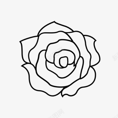 玫瑰花花园图标图标