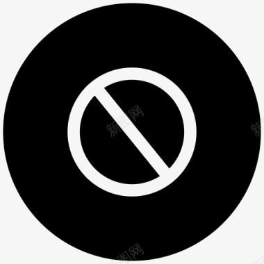 禁止禁止进入限制图标图标