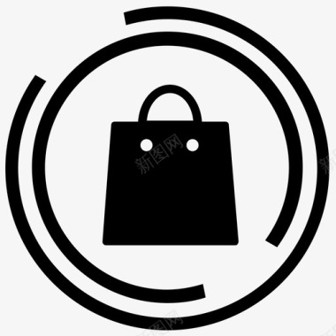 购物袋大减价基本用品2套图标图标