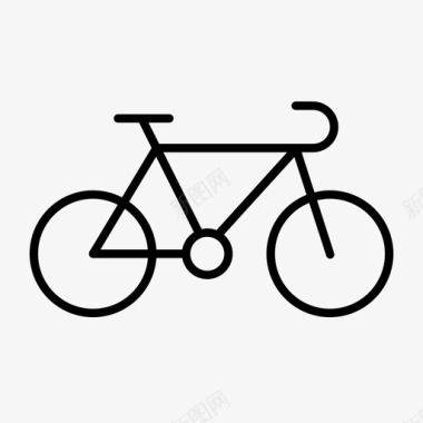 自行车运动轮子图标图标